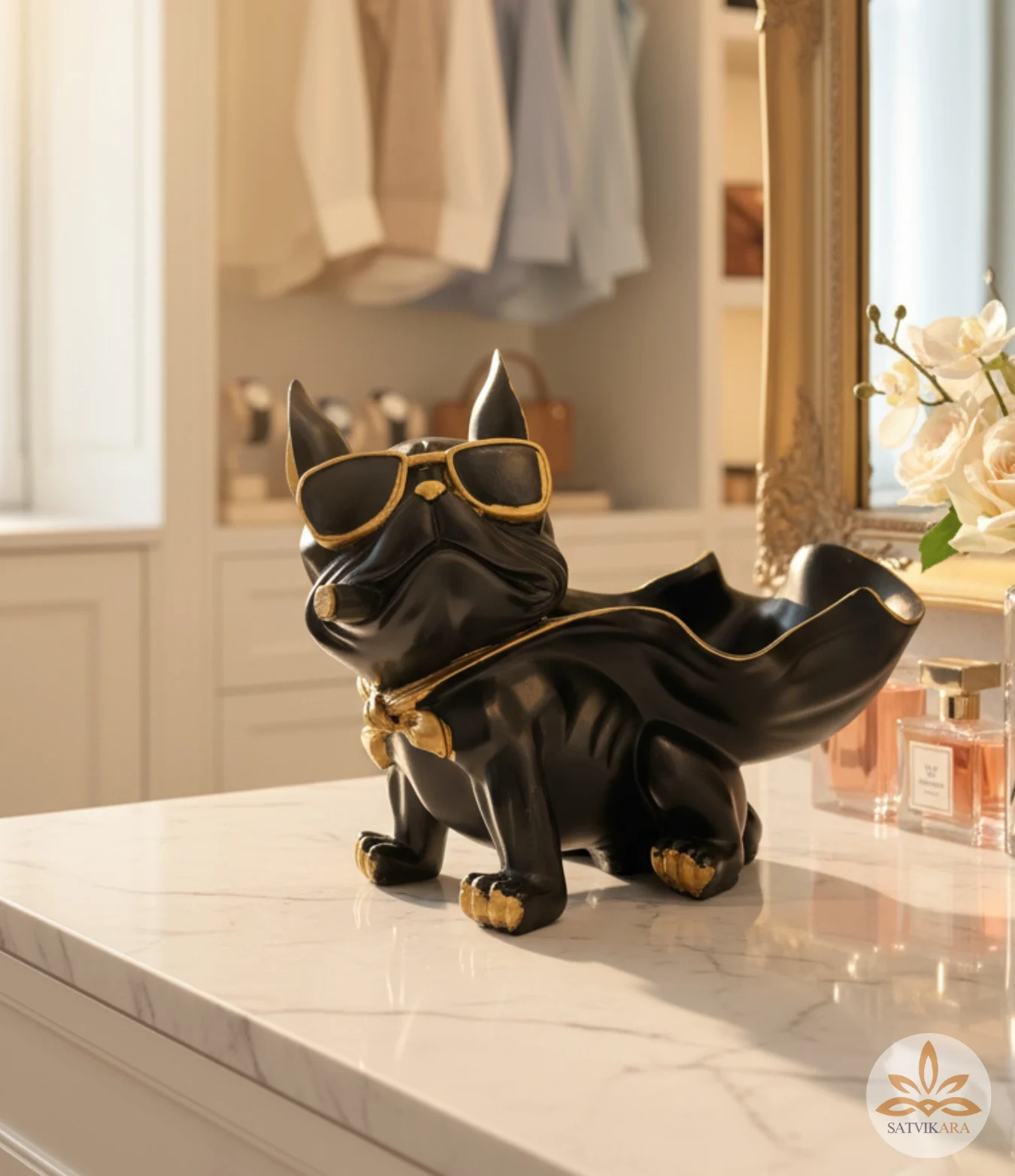 Black Super Bulldog Decor Showpiece Black Super Bulldog Decor Showpiece