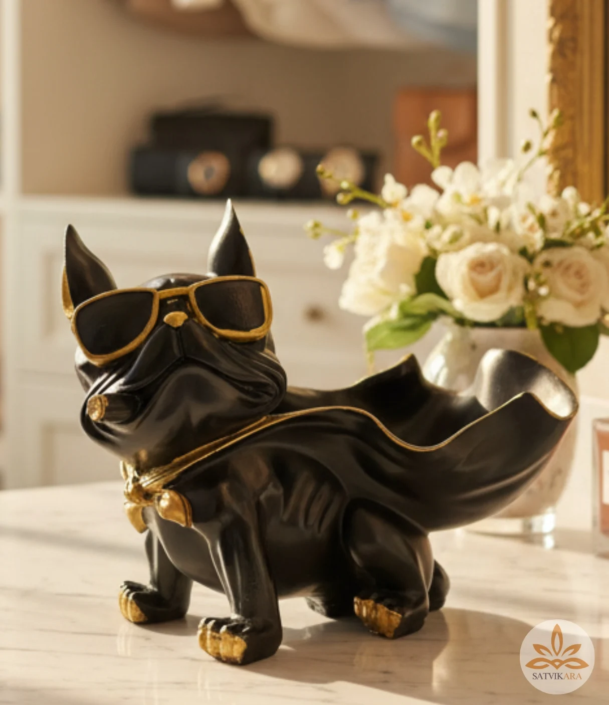 Black Super Bulldog Decor Showpiece Black Super Bulldog Decor Showpiece
