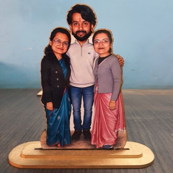 Personalized Family Photo Standee | Custom Mom & Dad Gift