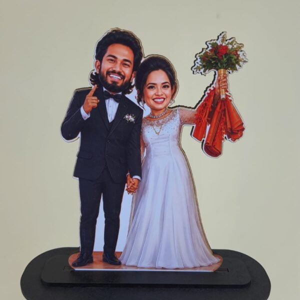 Personalized Couple Photo Standee | Anniversary Gift